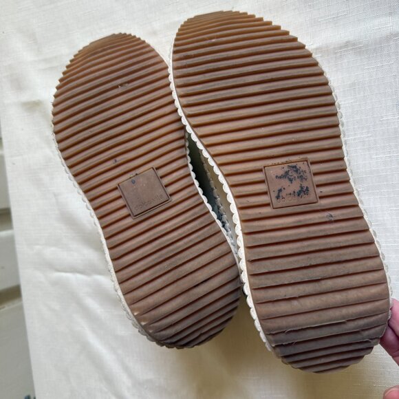 Dolce Vita Daran Wedge Platform Woven Sneaker sz 8 - Picture 6 of 7